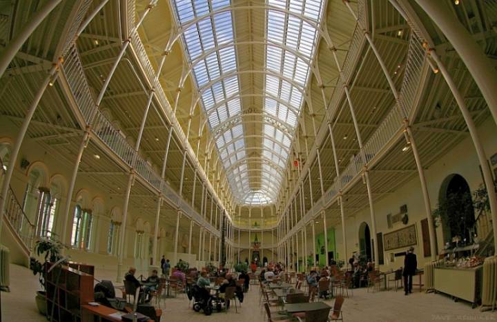 Main Hall of the Royal Scottish Museum, Chambers Street, Edinburgh, by Captain Francis Fowke