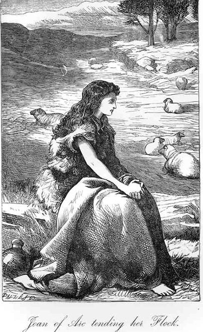 Joan of Arc tending her Flock