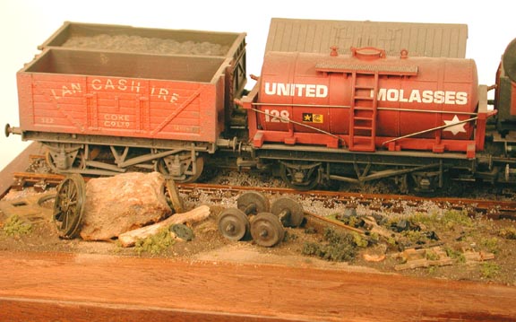 Lancashire Coke Wagon and United Molasses Tank Car