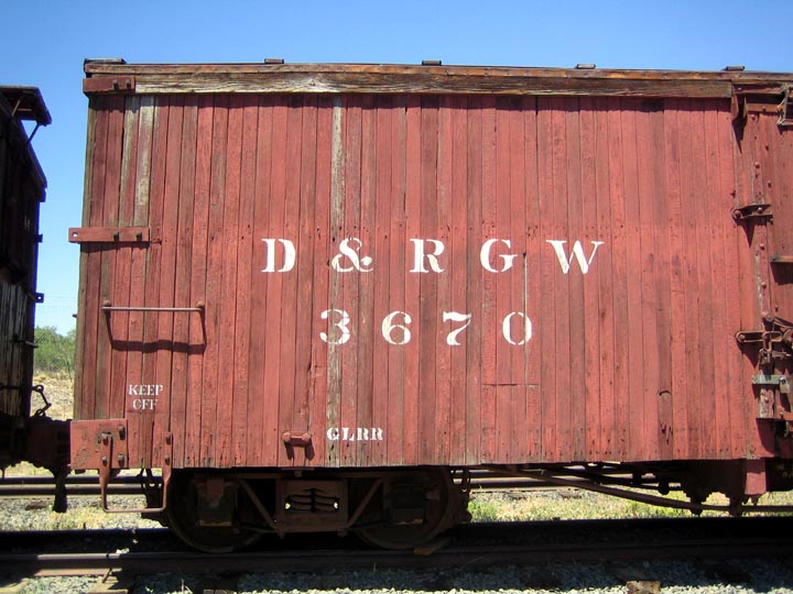 Rio Grande Southern no. 3670 Boxcar