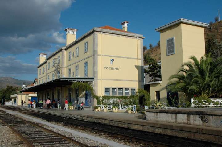 The Station at Pocinho, along the Douro River, Portugal