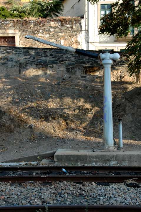 Water station from the age of steam,  Pocinho, Portugal