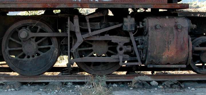 2-10-0 Compound Tank Engine set aside for preservation,  Pocinho, Portugal