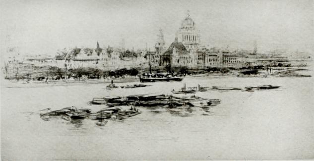 The Thames from Waterloo Bridge