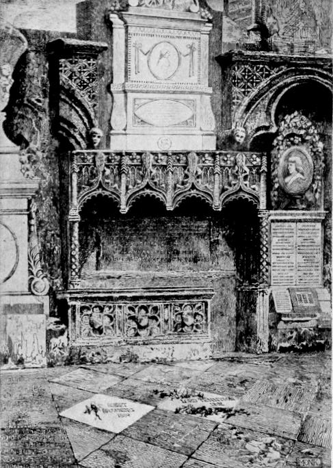 Westminster Abbey. Chaucer's Tomb, Poet's Corner