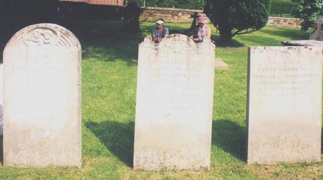 The Hardy section of the Stinsford cemetery