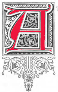 Decorated initial A