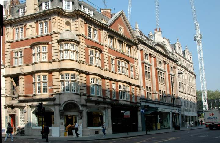 Shop fronts, Basil and Sloane Streets