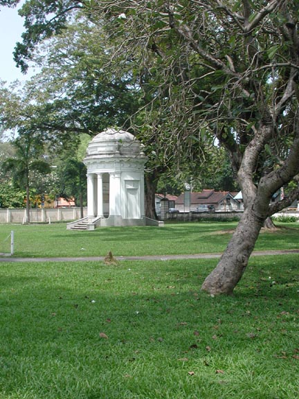 Memorial to Francis Light, Georgetown, Penang, Malaysia