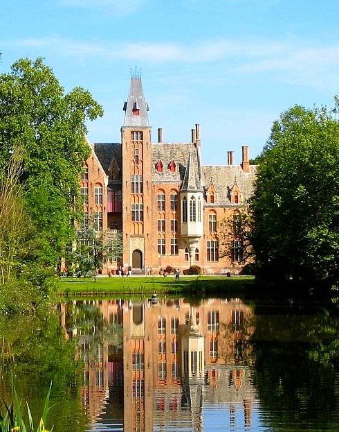 The Castle of Loppem, near Bruges, Belgium