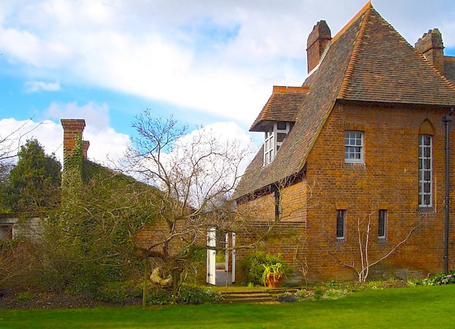 Side gate, leading from the east to the west front of  William Morris's Red-House by Philip Speakman Webb