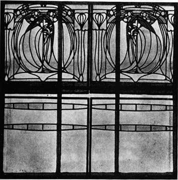 Stained glass panel