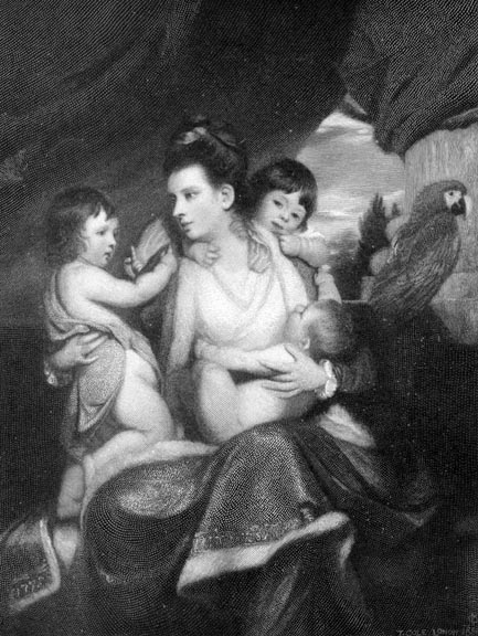 Lady Cockburn and Family