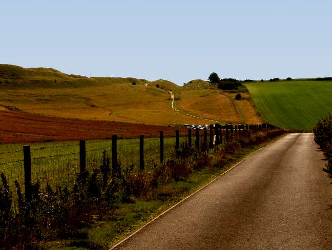 Portion adhacent to road, Mai Dun Hill Fort [Maiden Castle], Dorset