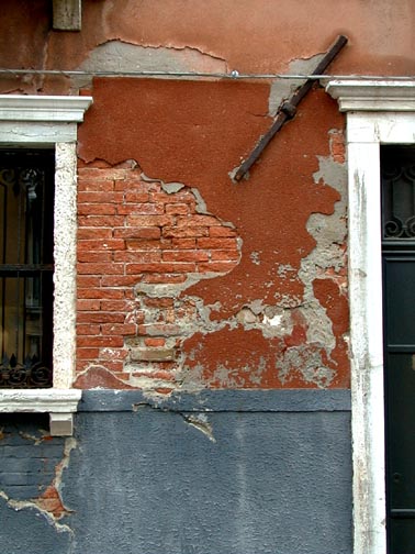 Window and door along a canal