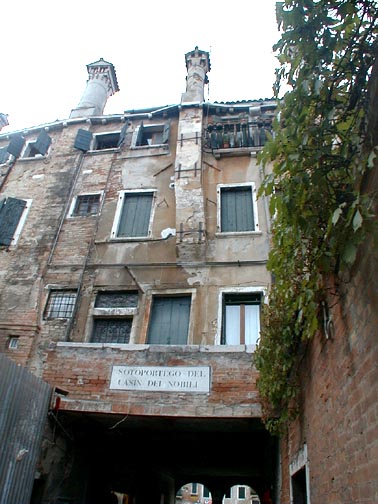 An underpass near the Grand Canal