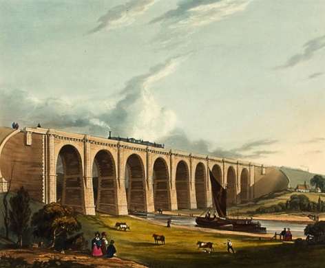 Viaduct across the Sankey Valley